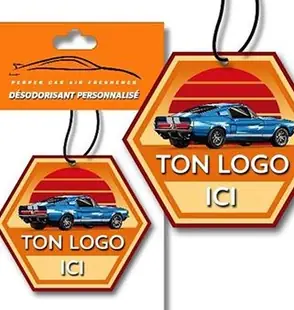 Autres articles promotionnels : Désodorisant d'auto