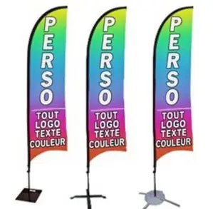 Autres articles promotionnels : Drapeau plume
