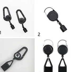 Enrouleurs porte-cartes : Attache-briquet