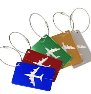 Étiquettes à bagages : Métal