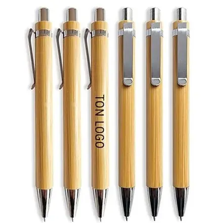 Stylos promotionnels : Stylo en bambou